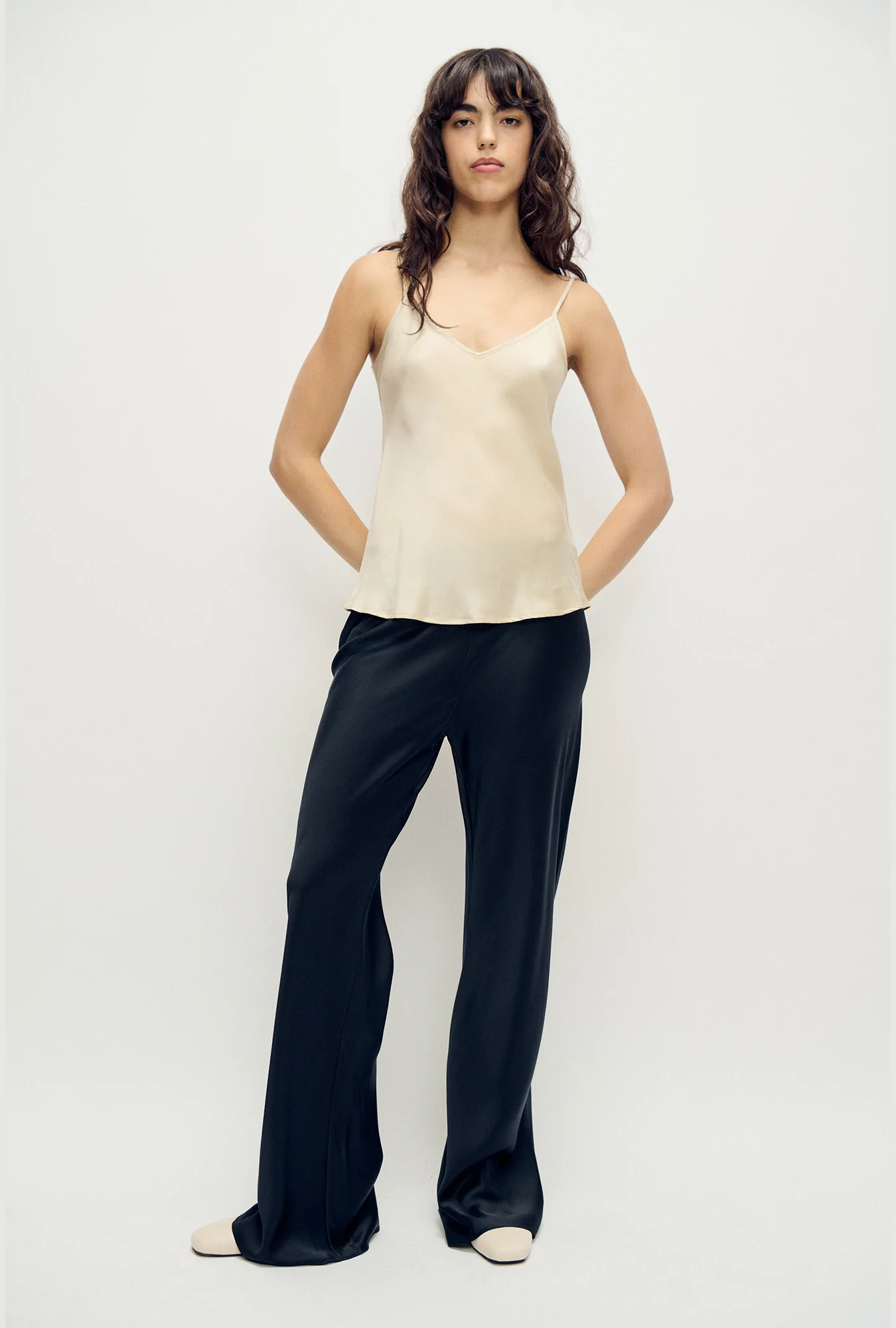Bias Cut Cami Hazelnut - Image 4