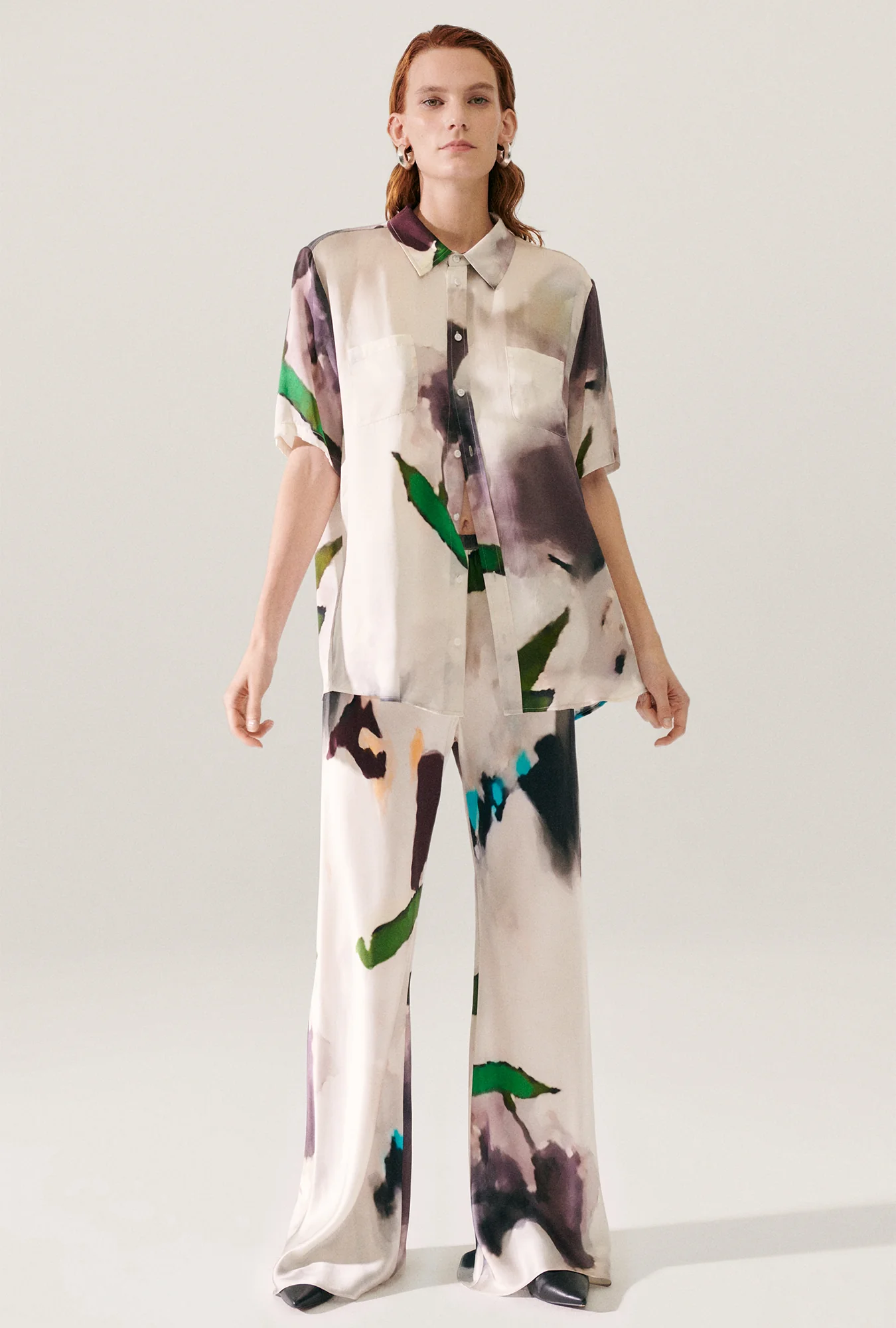 Bias Cut Pants Phosphate - Image 4
