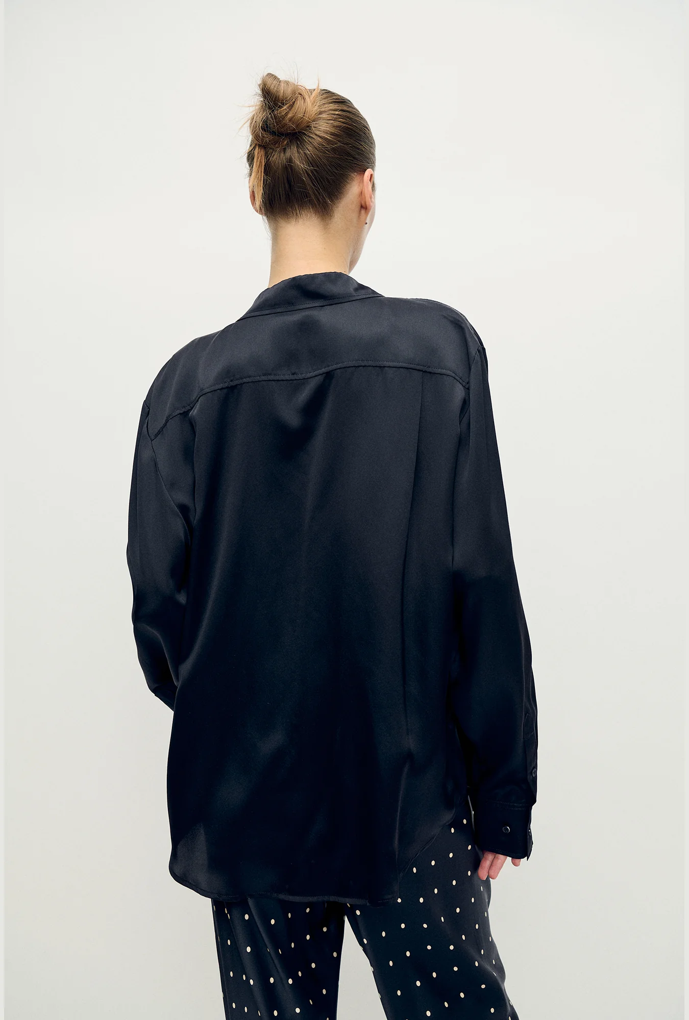 Boyfriend Shirt Black - Image 3