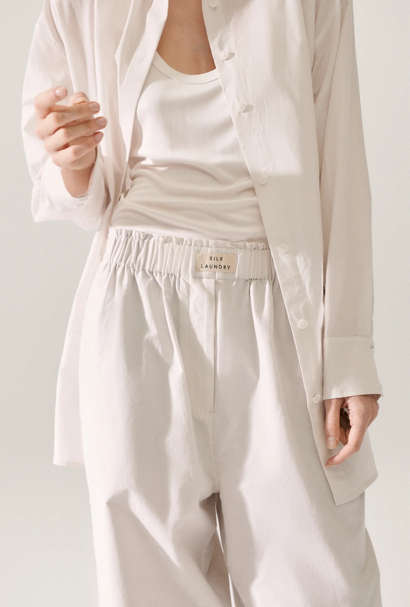 Cotton Silk Paper Bag Pants Dust - Image 3