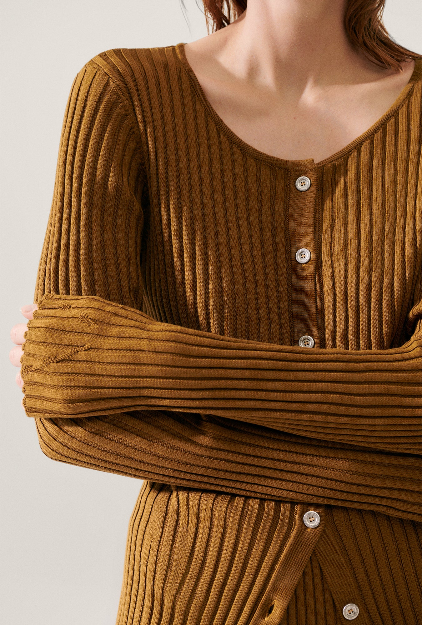 Ribbed Cardigan Drought - Image 7